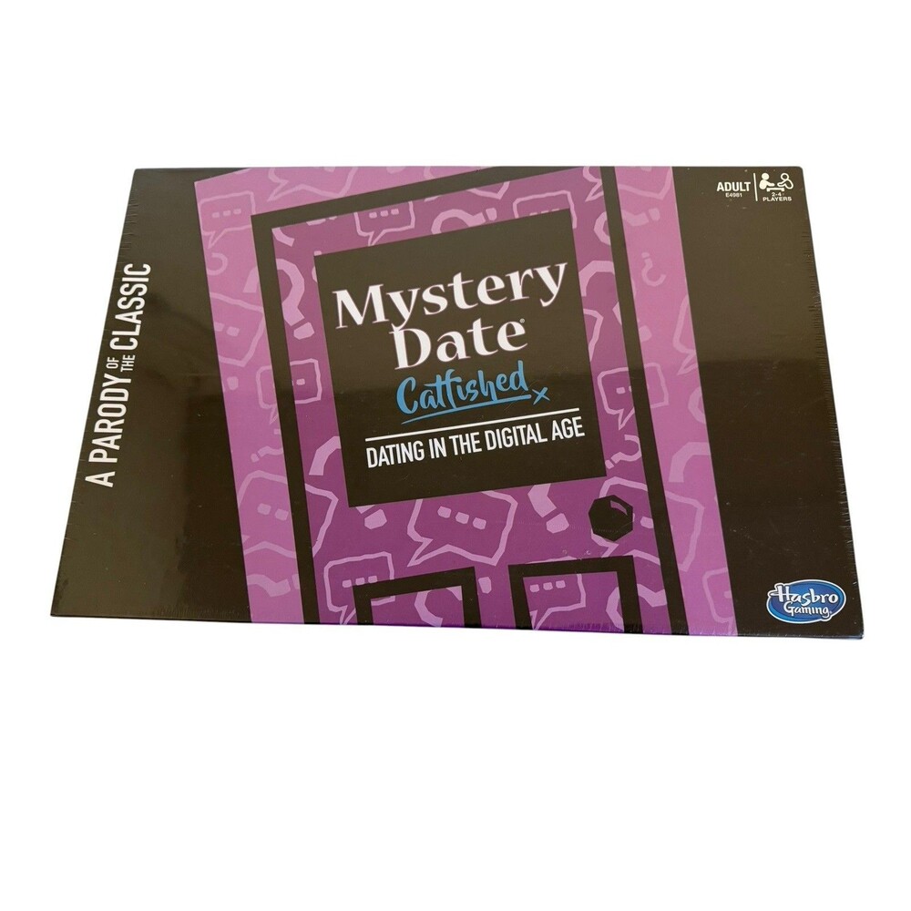 New Hasbro Mystery Date Catfished Board Game for Adults Parody 2-4 Players